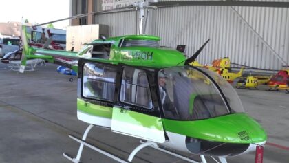 RC-Helicopter Huge Scale Jet Ranger Bell 206-B3 Turbine High detailed