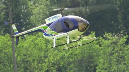 RC Helicopter Hughes 500 Police Scale electric Model with Water