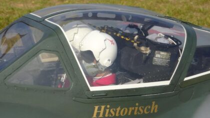 R/C JET HISTORICAL VAMPIRE HAVILLAND DH-115 MK55 SCALE TURBINE MODEL