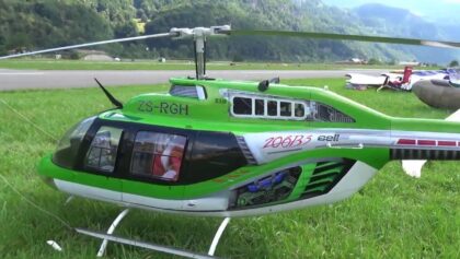 RC JETRANGER TURBINE XXL MODEL HELICOPTER HIGH DETAILED COCKPIT