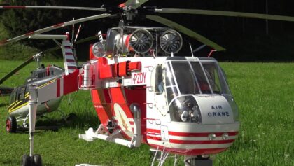 RC Skycrane Italy Fire Fighter Sikorsky S-64F (Vigili del Fuoco)