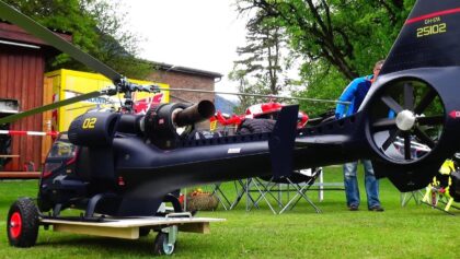 RC TURBINE SCALE BLUE THUNDER ACTION FILM MODEL HELICOPTER