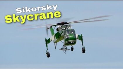 RC Vario Sikorsky S 64E Skycrane evergreen mit T-Rex Mechanik