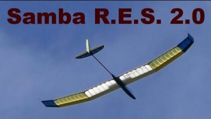 RC gliders Samba R.E.S. 2.0 cad2cnc F3-RES, Nesvacily 2019