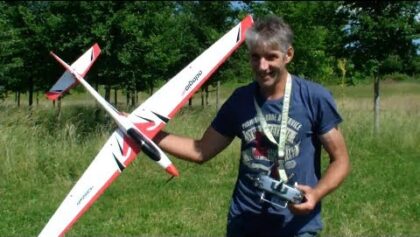 RCHELIJET at the remote control E-flite ADAGIO 280 BNF DX6i