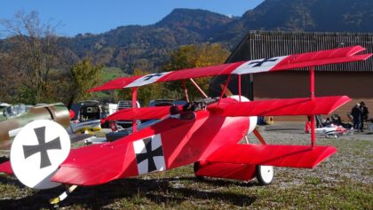 RED BARON RC SCALE MODEL AIRPLANE FOKKER DR.1