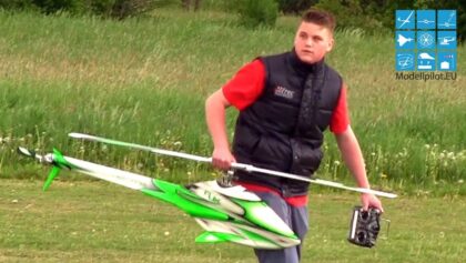 RJX VECTOR TIM VÖGE RC MODEL HELICOPTER ACTION 3D FLIGHT