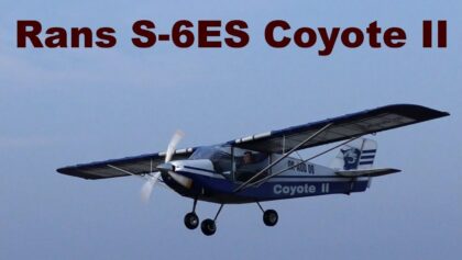 Rans S-6ES Coyote II ultralight aircraft, powered by Rotax 912UL,