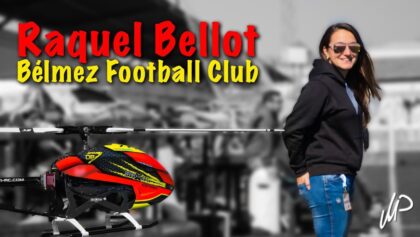Raquel Bellot – Heli Demo IN A FOOTBALL FIELD! –