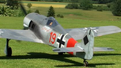 Rc FW-190 with Moki 250cc Radial Engine