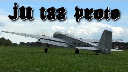 Rc Ju-188 PROTO Fly-In Falcon Wings