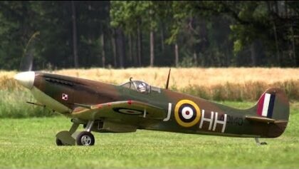 Rc Spitfire “Clipped Wings” [cool sound]
