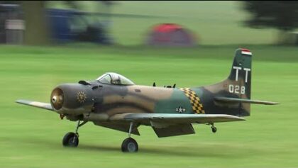 Rc Warbirds Flying In The Rain At Weston Park