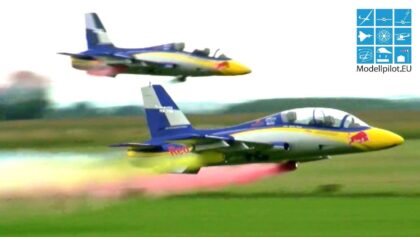 Red Bull Aerobatic Team Sebastian und Robert Fuchs 2X AERMACCHI