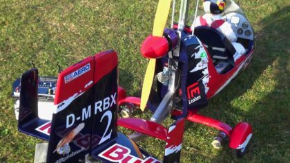Red Bull Scale RC Gyrocopter flight performance by Ernst Kepplinger