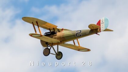 SCALE RC NIEUPORT 28 FAI F4 WORLD CHAMPIONSHIP 2018 Anthony