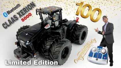 SIKU CONTROL Claas Xerion 5000 mit Doppelbereifung ,100 Jahre Sieper