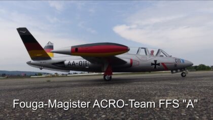 STUNNING RC FOUGA-MAGISTER ACRO-TEAM FFS «A» Jets over Dübendorf 2018