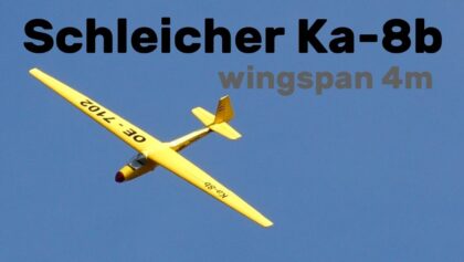 Schleicher Ka-8b | 4,15m scale RC glider | 4K |