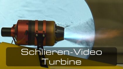 Schlieren-Video mit Turbine