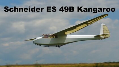 Schneider ES 49B Kangaroo | scale RC glider | 4K