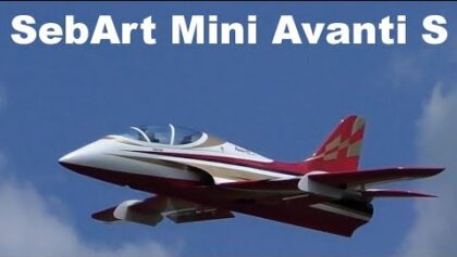 SebArt Mini Avanti S 90mm, EDF RC aircraft, 2019