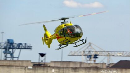 Sehr schöne Vario EC135 HEMS der polnischen Luftrettung, elektrisch angetrieben