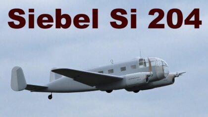 Siebel Si 204, giant scale RC aircraft, 2019
