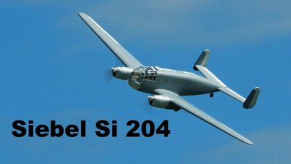Siebel Si 204 | giant scale RC aircraft | 4K