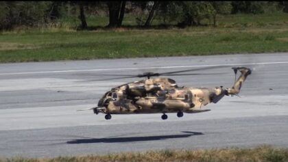 Sikorsky MH-53 III Gran Escala RC Helicóptero Militar Estilo en