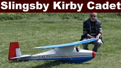 Slingsby Kirby Cadet, scale RC glider, Hranice 2020