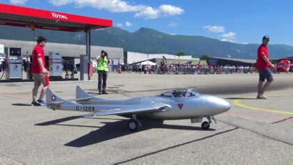 Special RC DH-115 Mk Vampire double seat huge Turbine model