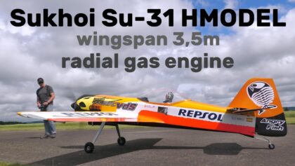 Sukhoi Su-31 HMODEL.CZ | giant scale RC aerobatic airplane |