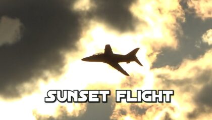 Sunset Flight BAe Hawk Mk.66 Dani Affolter