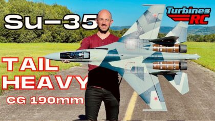TAIL HEAVY AEROBATICS Su-35 • Freewing Su-35 Twin 70mm HP