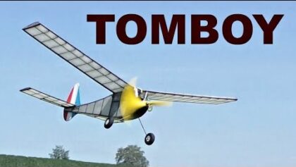 TOMBOY, old timer RC plane, Jiricka Show 2019