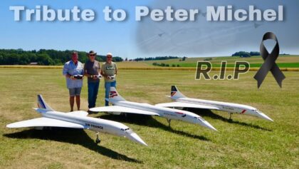 Tribute to Peter Michel Flug | 3x große RC Concord