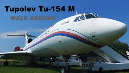 Tupolev Tu-154 M | walk around | 4K | Aviation
