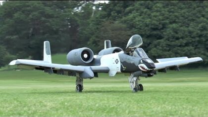 Two Giant Rc Warthog A-10 Thunderbolt II
