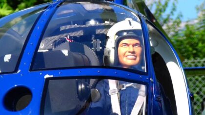 UNBELIEVABLE DETAILED RC COCKPIT HUGHES MD500 POLICE