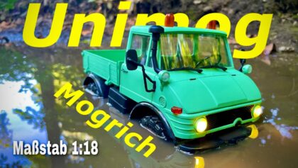 Unimog im Maßstab 1:18 geht baden | RocHobby Mogrich ohne