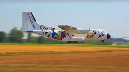 VERY BEAUTIFUL AND HUGE RC TRANSALL C 160D FLIGHT DEMOSTRATION