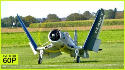 VERY BEAUTIFUL AND SCALE OLATHE CORSAIR F4U 4 WITH 5