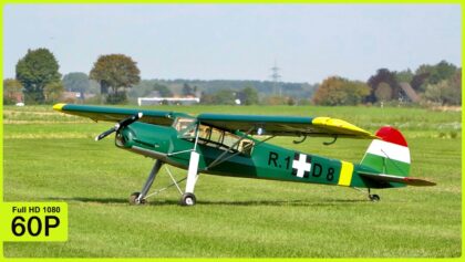 VERY BEAUTIFUL RC FIESELER STORCH FLIGHT DEMONSTRATION