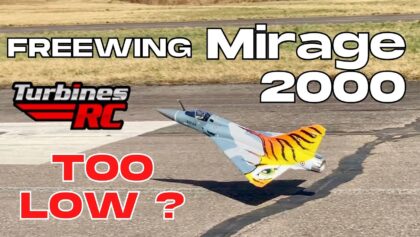VERY LOW HIGH ALPHA | Freewing Mirage 2000C 80mm EDF