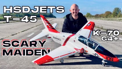 VERY SCARY Turbine Jet MAIDEN • HSDJETS T-45 K70G4+ RC