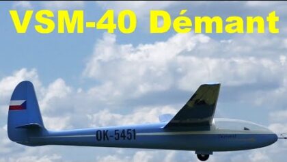 VSM-40 Demant, scale RC glider, Letovicke politani 2020