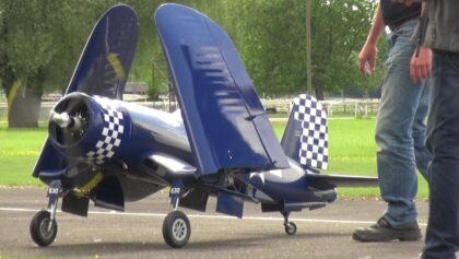 WARNING: STUNNING DETAILED CORSAIR F4U RC SCALE MODEL WARBIRD