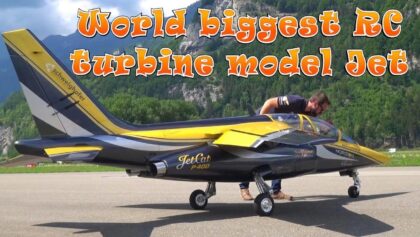 WOLRD BIGGEST RC TWIN TURBINE MODEL ALPHA JET