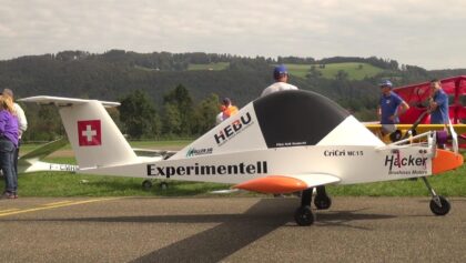 WORLD’S FIRST 1:1 FULL SCALE RC MODEL AIRPLANE COLOMBAN CRI-CRI
